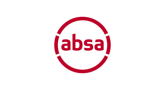 Absa corporate logo in red.